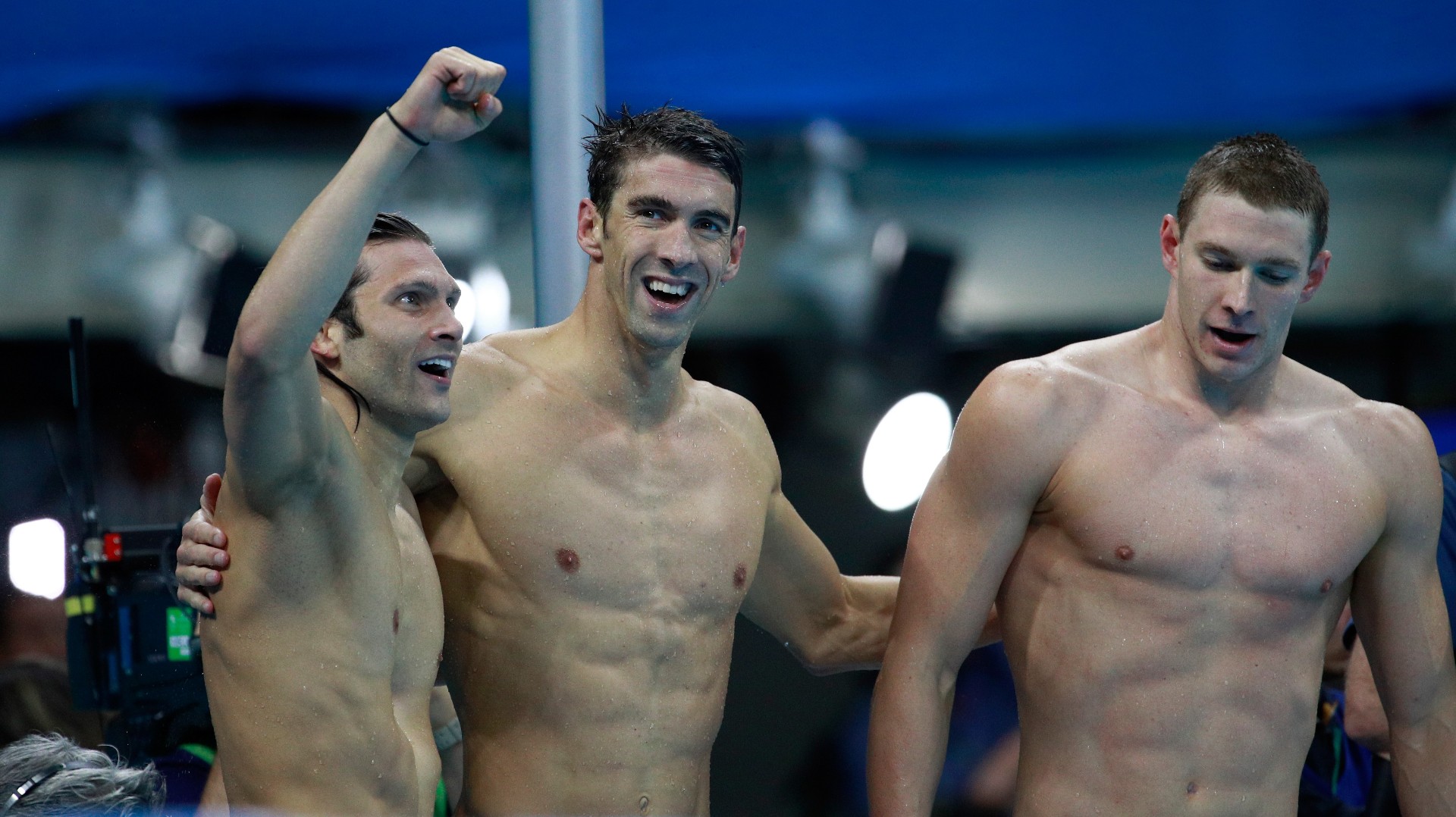 michael phelps arm floats